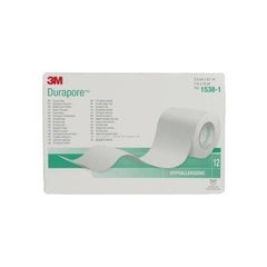 Cinta Quirúrgica de Tela 3M Durapore de 2.54 CM X 9.1 M