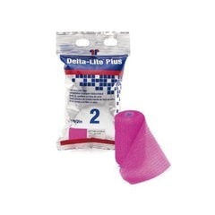Venda Sintética de Fibra de Vidrio BSN Delta Lite Plus Color Rosa de 5 CM X 3.65 M