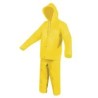 Impermeable amarillo c/gorro de PVC