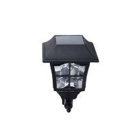 Farol pared led rustic negra