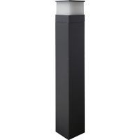 Mini poste led 5W cálida gris oscuro
