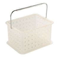 Canasta de plástico blanco