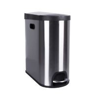 Basurero rectangular cierre suave 40 L