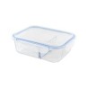 Contenedor vidrio 2 divisiones rectangular 1.52 Lt