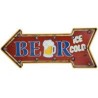 Letrero Beer Flecha Ice S/B