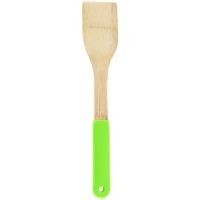 Espátula plana bambú mango silicón