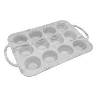 Molde 37Cm 12Cup Rect  Marmol