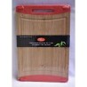 Tabla p/picar bambú 36x25 /silicon