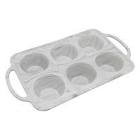 Molde 32Cm 6Cup Rect Marmol
