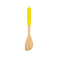 Espátula diagonal bambú mango silicón