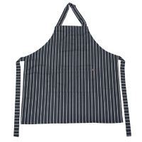 Mandil Chef Gris Rayas Blancas