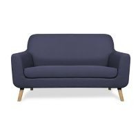 Sofa 2 plazas azul