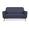 Sofa 2 plazas azul
