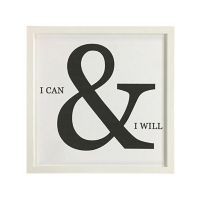 Cuadro frase Poder 32x32cm
