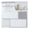 Mosaico autoadherible blanco