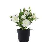 Rosa mini planta artificial 27 cm