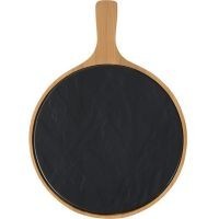 Tabla de porcelana c/bambú