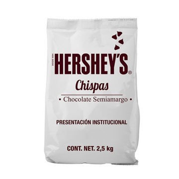 Chocolate en Chispas Semiamargo Mini-Kisses Hersheys 2.5 Kg (IEPS i...