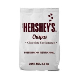 Chocolate en Chispas Semiamargo Mini-Kisses Hersheys 2.5 Kg (IEPS i...
