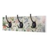 Perchero para pared de flores