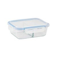 Contenedor vidrio 2 divisiones rectangular 1.05 Lt