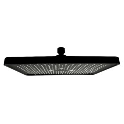 Regadera Rectangular 26X24cm Negro RT3001N