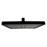 Regadera Rectangular 26X24cm Negro RT3001N