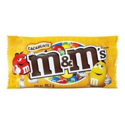 Chocolate M&M´s Amarillo con cacahuate paquete de 6 piezas (IEPS in...
