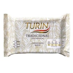 Chocolate semiamargo Cobertura Turin Marqueta de 1 Kg (IEPS inc.)