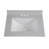 LAVABO MALLORCA EMPOTRABLE MÁRMOL RECTANGULAR GRIS CLARO 62.2 CM