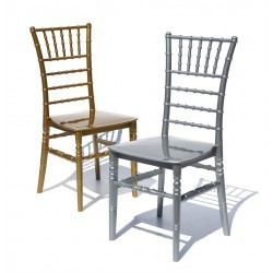 Silla tiffany plata