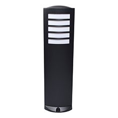 MINI POSTE LUMINARIO ALUMINIO NEGRO