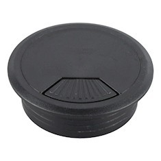 PASACABLE PLÁSTICO NEGRO 5.6 CM