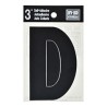 LETRA "D" DE VINILO 7.62 CM