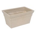 MACETA RECTANGULAR BEIGE 18.7"