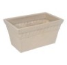 MACETA RECTANGULAR BEIGE 18.7"