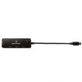 Puerto Perfect Choice Hub Usb-C Macho 1X Usb-C Hembra 3X Usb-A Hembra 5 Gbit/S Negro Pc-171652