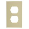 PLACA DE CONTACTO DUPLEX MARFIL