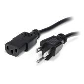 Cable De Poder Startech Nema5-15P A C13 Coupler 1.8M Negro Pxt101