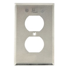 TAPA RECTANGULAR PARA CONTACTO DUPLEX DE 11.6 X 7.1 CM
