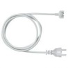 Cable De Poder Apple Para Macbook Conector Nema 5-15P Macho A Angular Macho 1.2 Mts Blanco Mk122Ll/A
