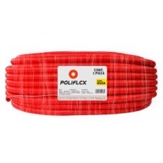 POLIFLEX EXTRA RESISTENTE 1/2 PULGADA 100 M ROJO