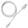 Cable Blackpcs Blanco Micro Usb 1M 161208B