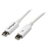 Cable 2M Thunderbolt Blanco  Macho A Macho  Startech Tboltmm2Mw