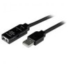 Cable Startech Usb Macho A Usb Hembra 10M Negro Usb2Aaext10M