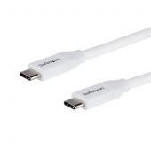 Cable Usb C Startech Pd 5A Usb 2.0 2M Blanco Usb2C5C2Mw