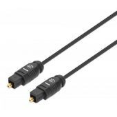 Cable Audio Manhattan Toslink Macho - Macho Aux 3.0M Negro 356084