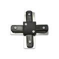 CONECTOR PARA RIEL "X" ALUMINIO NEGRO