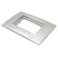 PLACA DE 3 MÓDULOS ALUMINIO