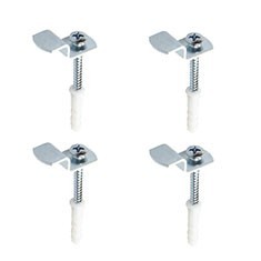 GANCHO PARA ESPEJOS DE 1.2 X 2.6 CM PLATA 4 PIEZAS